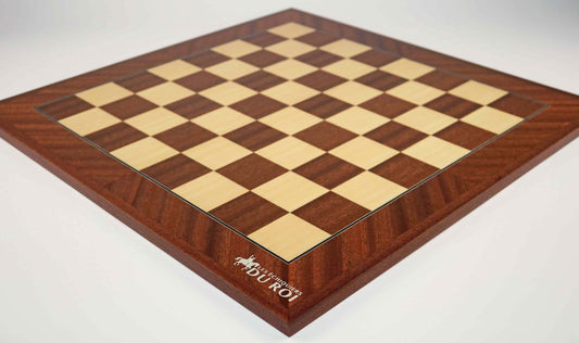 Exquisite Mahogany <br>and Sycamore Chessboard