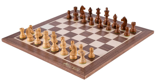 Eminence Chess Set <br>Crafted in Walnut and Maple