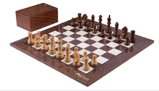 Juego de ajedrez Monarchy <br>Elaborado en madera de fresno
