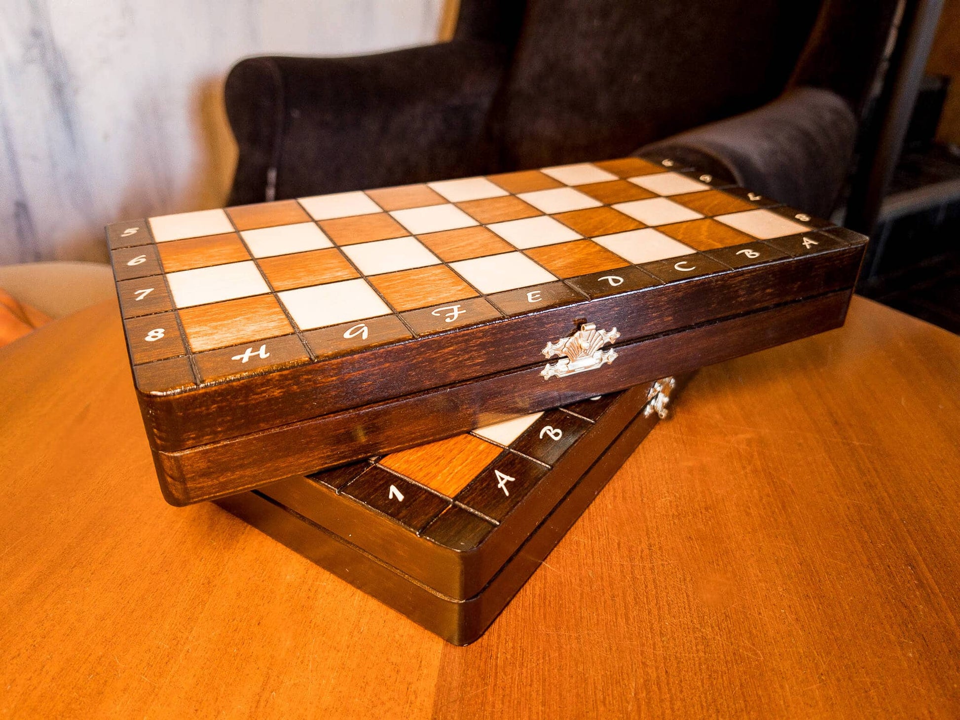 'Aventure' Chess Set <br>Crafted in Maple and Hornbeam