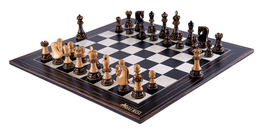 Chess Set Apogée <br>in Ebony and Boxwood