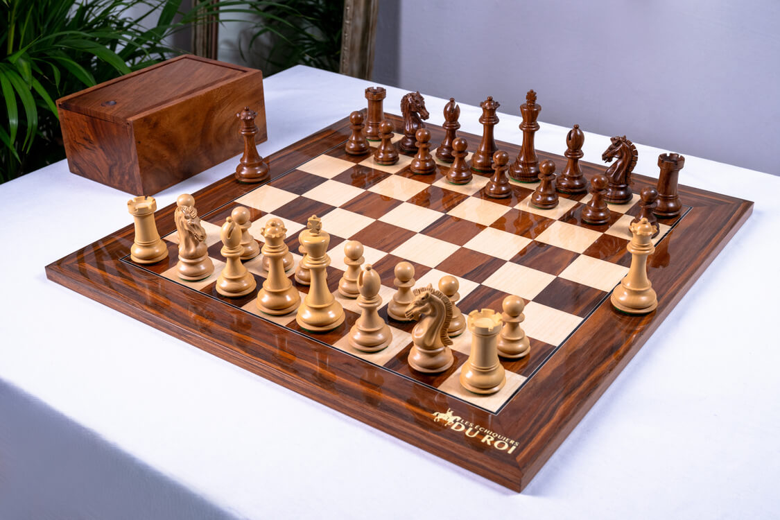 Set de șah Équilibre <br>din palisandru și sheesham