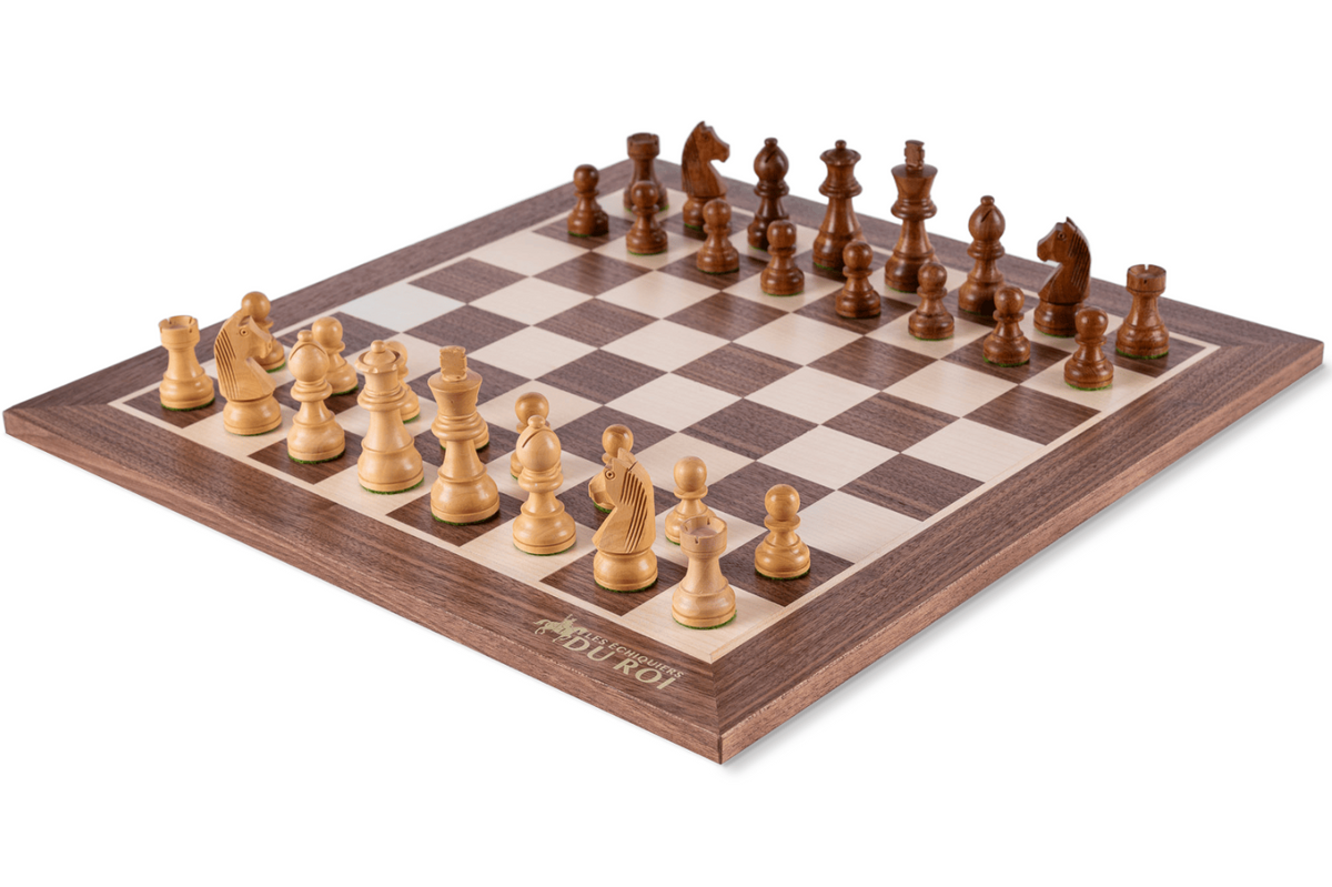 Eminence Chess Set Crafted in Walnut and Maple — Product view 1