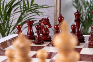 Vermeil Chess Set <br>Crafted in Ash and Rosewood