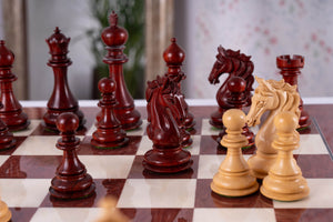 Vermeil Chess Set <br>Crafted in Ash and Rosewood