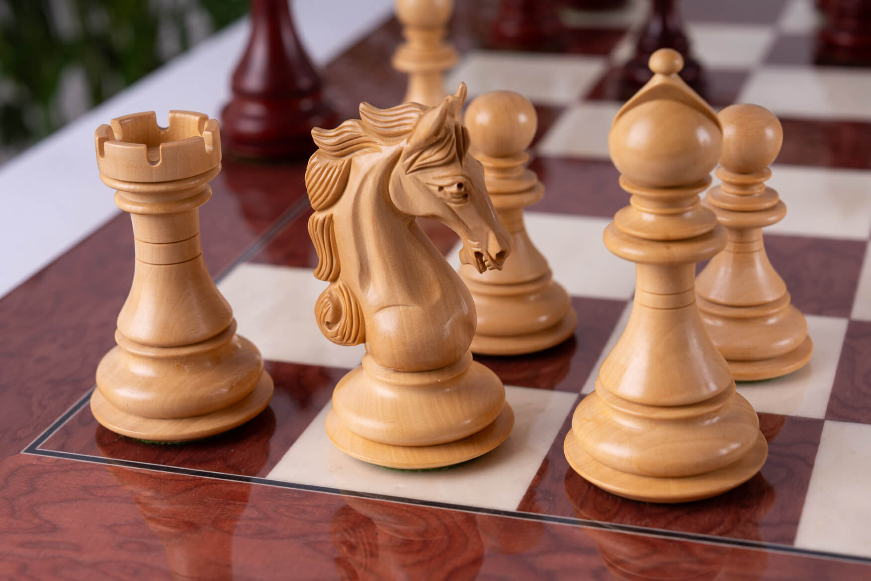 'Vermeil' Chess Set <br>Crafted in Ash and Rosewood