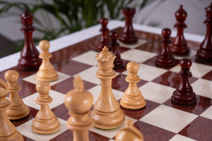 Vermeil Chess Set <br>Crafted in Ash and Rosewood