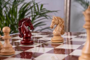 Vermeil Chess Set <br>Crafted in Ash and Rosewood