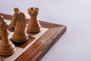 Refined Chess Set <br>Crafted in Rosewood