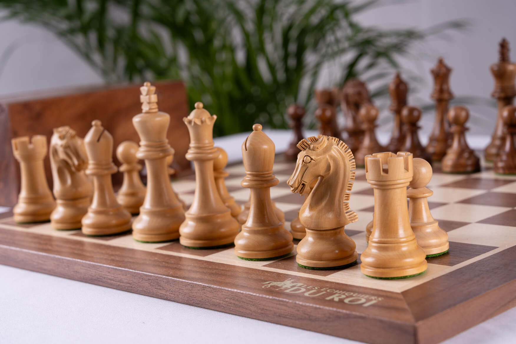 'Dynasty' Chess Set <br>Crafted in Walnut Wood