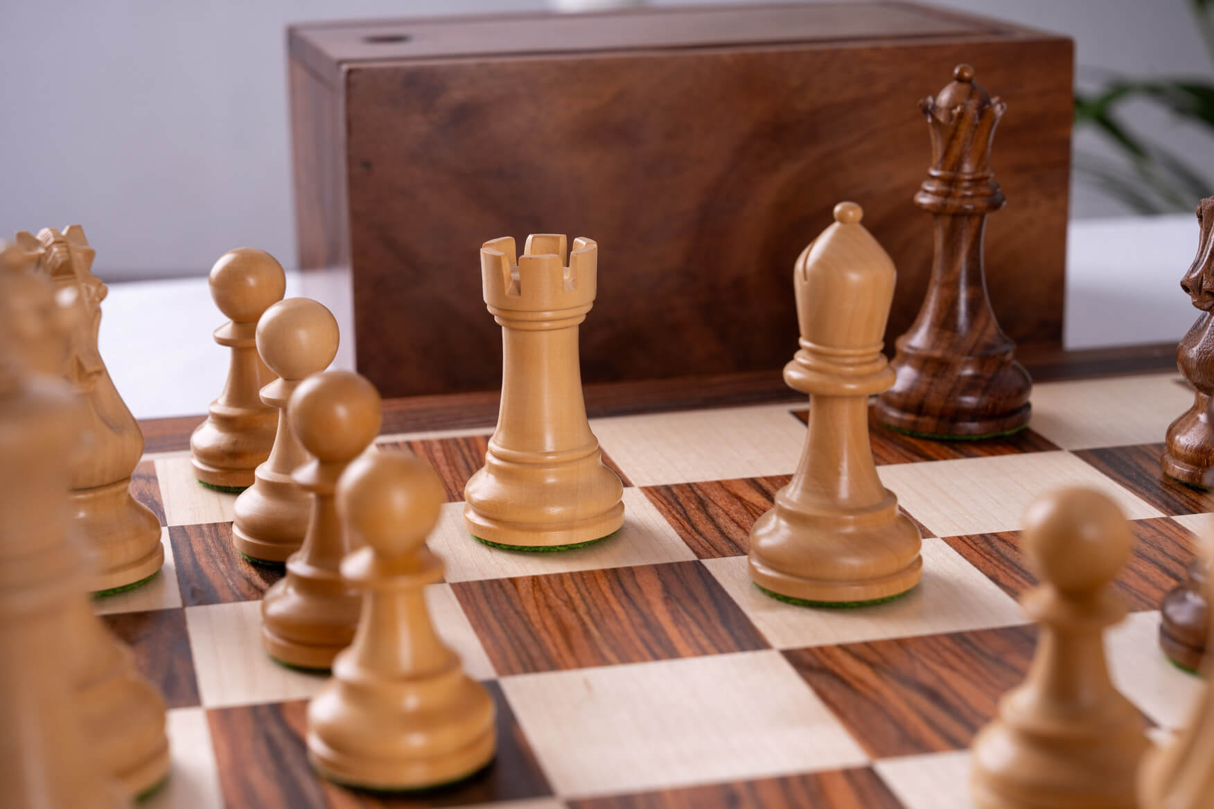 'Monument' Chess Set <br>Crafted in Rosewood