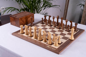 Odyssey Chess Set <br>Crafted in Walnut Wood