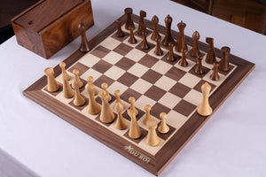 Odyssey Chess Set <br>Crafted in Walnut Wood
