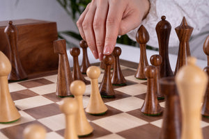 Odyssey Chess Set <br>Crafted in Walnut Wood