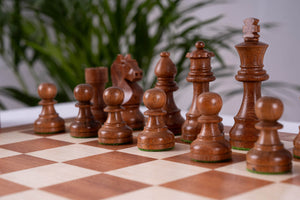 Juego de ajedrez Delicacy <br>Fabricado en caoba
