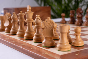 Juego de ajedrez Delicacy <br>Fabricado en caoba