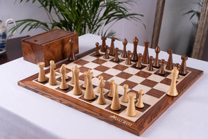 Symphony Chess Set <br>Crafted in Rosewood