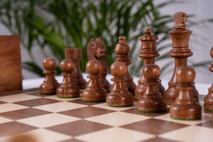 Authentique Chess Set <br>Crafted in Walnut and Maple
