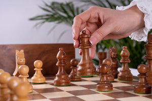 Authentique Chess Set <br>Crafted in Walnut and Maple