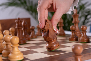 Authentique Chess Set <br>Crafted in Walnut and Maple
