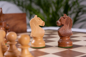 Authentique Chess Set <br>Crafted in Walnut and Maple