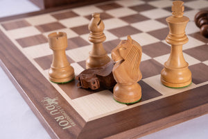 Authentique Chess Set <br>Crafted in Walnut and Maple