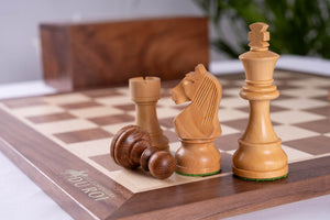 Authentique Chess Set <br>Crafted in Walnut and Maple