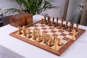 Versailles Chess Set <br>Crafted in Mahogany Wood