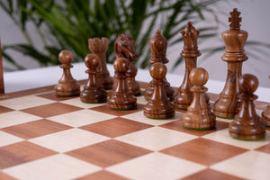 Versailles Chess Set <br>Crafted in Mahogany Wood