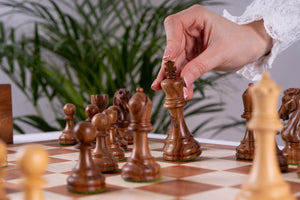 Versailles Chess Set <br>Crafted in Mahogany Wood