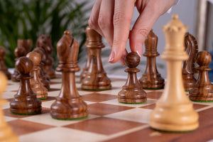 Versailles Chess Set <br>Crafted in Mahogany Wood