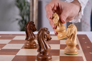 Versailles Chess Set <br>Crafted in Mahogany Wood