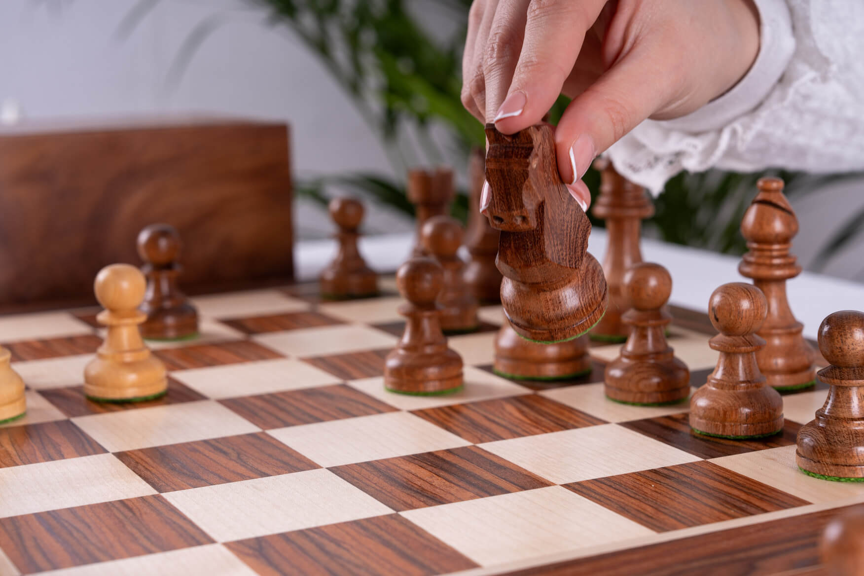 'Glory' Chess Set <br>Crafted in Rosewood