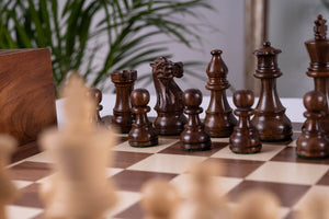Elite Chess Set <br>Crafted in Walnut and Maple