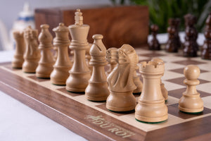 Elite Chess Set <br>Crafted in Walnut and Maple