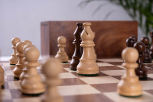 Elite Chess Set <br>Crafted in Walnut and Maple