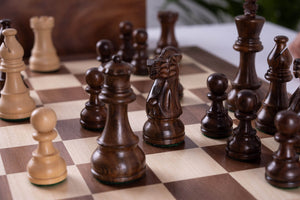 Elite Chess Set <br>Crafted in Walnut and Maple