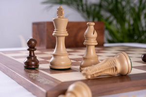 Elite Chess Set <br>Crafted in Walnut and Maple