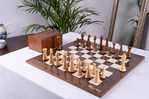 Terre de Sienne Chess Set <br>Crafted in Ashwood