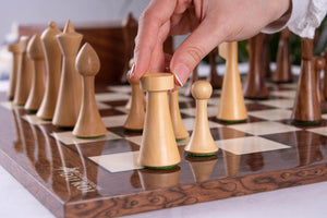Terre de Sienne Chess Set <br>Crafted in Ashwood