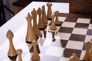 Terre de Sienne Chess Set <br>Crafted in Ashwood