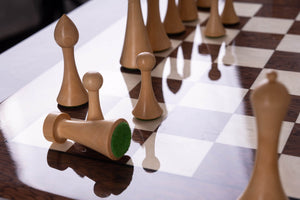 Terre de Sienne Chess Set <br>Crafted in Ashwood
