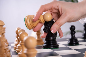 Passion Chess Set <br>Crafted in Poplar and Maple