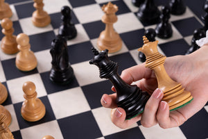 Passion Chess Set <br>Crafted in Poplar and Maple