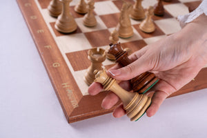 Serenity Chess Set <br>Crafted in Mahogany