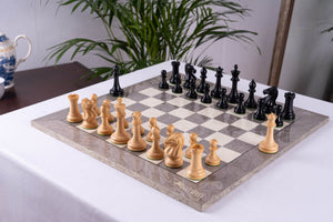 Courtesy Chess Set <br>Crafted in Ash and Ebony