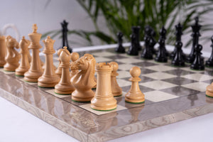 Courtesy Chess Set <br>Crafted in Ash and Ebony