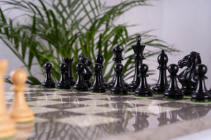 Courtesy Chess Set <br>Crafted in Ash and Ebony