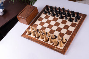 Harmony Chess Set <br>Crafted in Rosewood and Maple