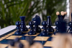 Blueberry Chess Set <br>in Hornbeam Wood